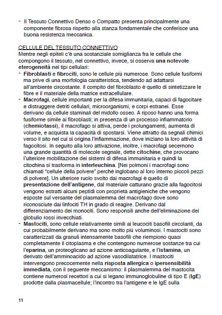 Anatomia - Appunti