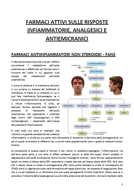 Farmacoterapia - Appunti di Agnese Ciliberti