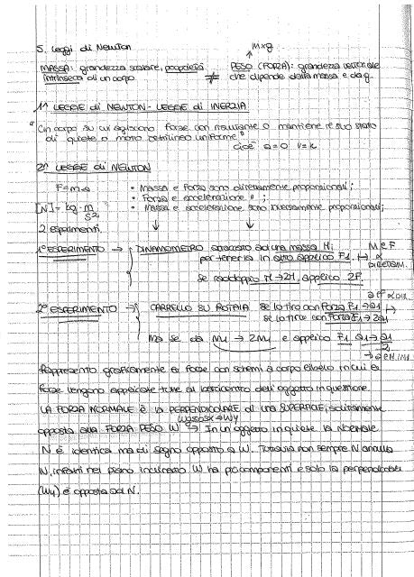 Fisica - Appunti di Enrica Di Taranto