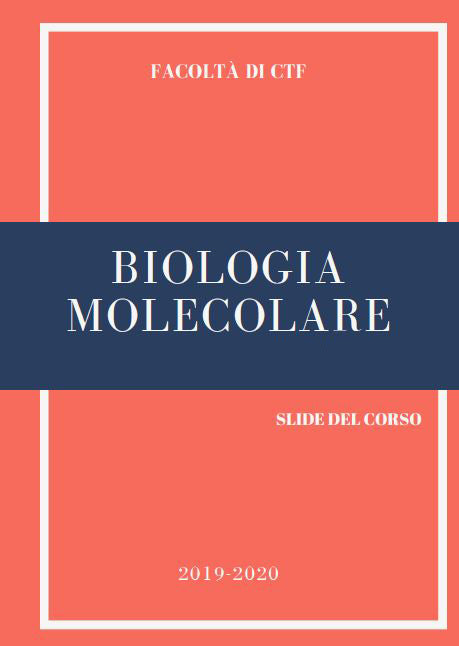 Biologia molecolare - Slide