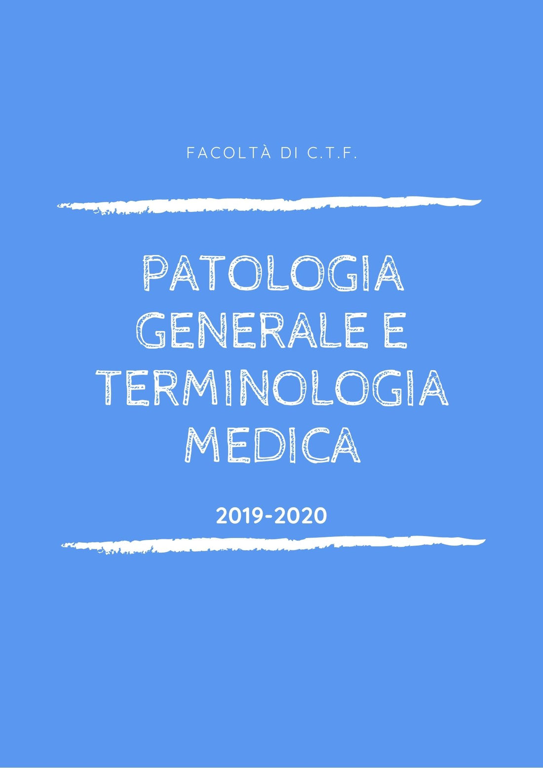 Patologia Generale e Terminologia Medica - Slide