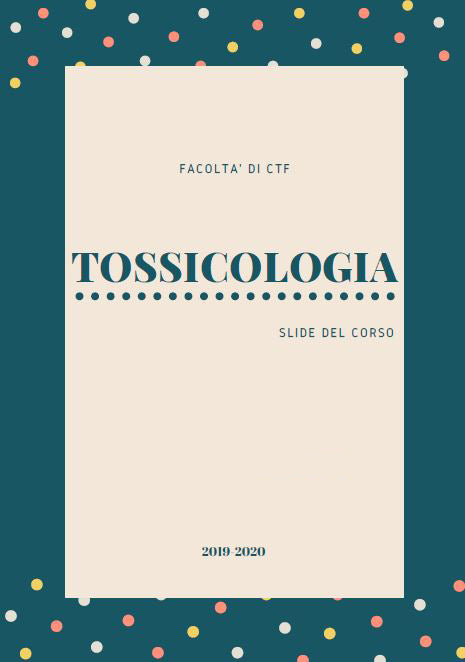 Tossicologia - Slide